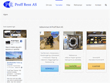 Tablet Screenshot of proffrent.no